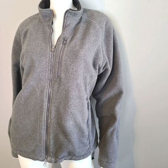 Eddie Bauer Gray Zip Up Windcutter Jacket Med - Picture 3 of 11